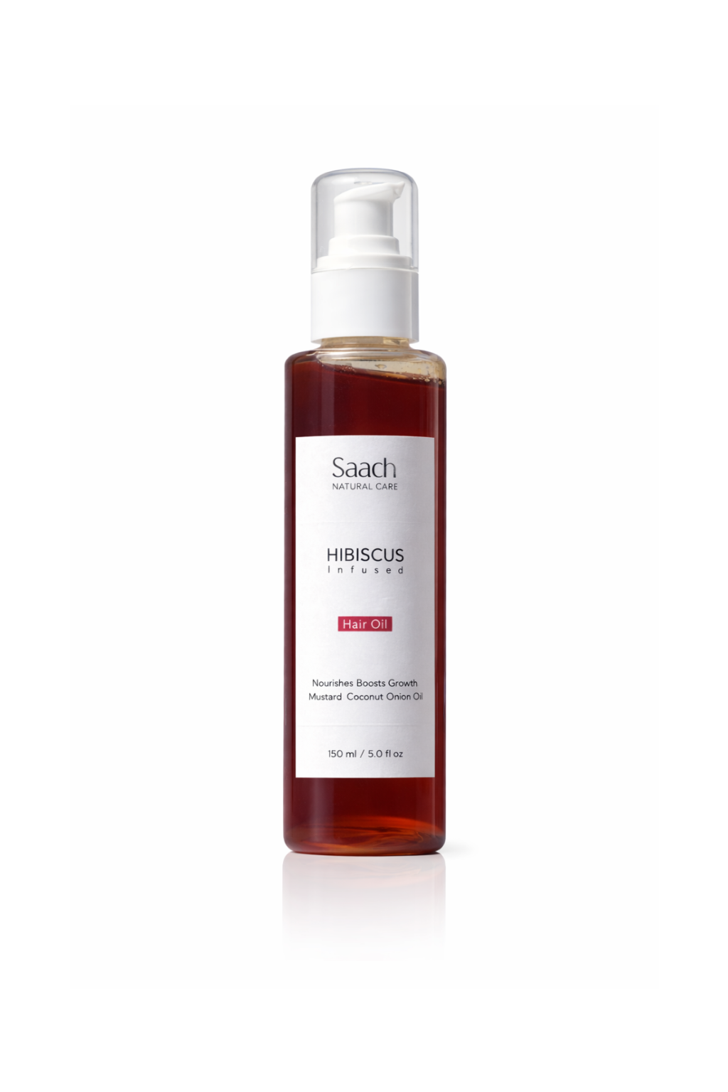 Hibiscus infused hair oil